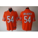 nike nfl jerseys chicago bears #54 urlacher orange[nike limited]