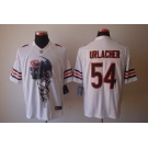 nike nfl jerseys chicago bears #54 urlacher white[helmet tri-blend limited]