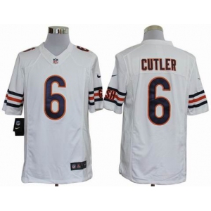 nike nfl jerseys chicago bears #6 cutler white[nike limited]