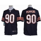 nike nfl jerseys chicago bears #90 julius peppers blue [nike limited]