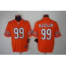 nike nfl jerseys chicago bears #99 mcclellin orange[nike limited]