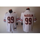 nike nfl jerseys chicago bears #99 mcclellin white[nike limited]