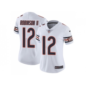 Women Nike Chicago Bears #12 Allen Robinson II White Stitched NFL Vapor Untouchable Limited Jersey