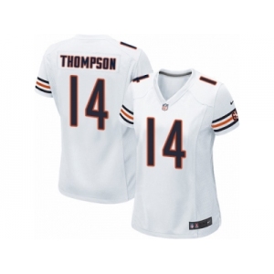 Women Nike Chicago Bears #14 Deonte Thompson Game White NFL Jersey