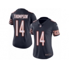 Women Nike Chicago Bears #14 Deonte Thompson Navy Blue Team Color Vapor Untouchable Limited Player NFL Jersey