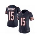 Women Nike Chicago Bears #15 Josh Bellamy Navy Blue Team Color Vapor Untouchable Limited Player NFL Jersey