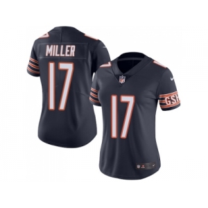 Women Nike Chicago Bears #17 Anthony Miller Navy Blue Team Color Stitched NFL Vapor Untouchable Limited Jersey