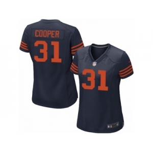 Women Nike Chicago Bears #31 Marcus Cooper Game Navy Blue Alternate NFL Jersey