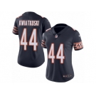 Women Nike Chicago Bears #44 Nick Kwiatkoski Navy Blue Team Color Vapor Untouchable Limited Player NFL Jersey