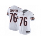 Women Nike Chicago Bears #76 Tom Compton White Vapor Untouchable Limited Player NFL Jersey