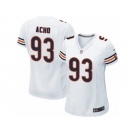 Women Nike Chicago Bears #93 Sam Acho Game White NFL Jersey