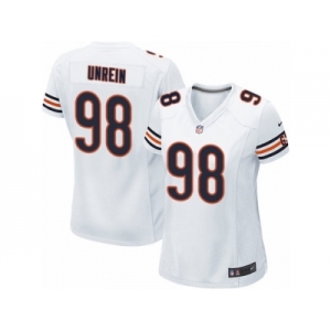 Women Nike Chicago Bears #98 Mitch Unrein Game White NFL Jersey