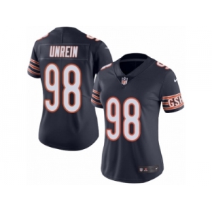 Women Nike Chicago Bears #98 Mitch Unrein Navy Blue Team Color Vapor Untouchable Limited Player NFL Jersey