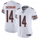 Women's Chicago Bears #14 Olamide Zaccheaus White 2025 Vapor Stitched Jersey