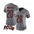 Women's Chicago Bears #20 Prince Amukamara Limited Silver Inverted Legend 100th Season Football Jersey