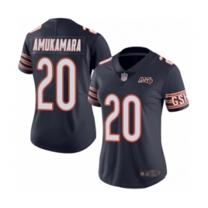 Women's Chicago Bears #20 Prince Amukamara Navy Blue Team Color 100th Season Limited Football Jersey