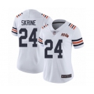 Women's Chicago Bears #24 Buster Skrine White 100th Season Limited Football Jersey