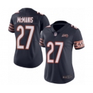 Women's Chicago Bears #27 Sherrick McManis Navy Blue Team Color 100th Season Limited Football Jersey