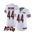 Women's Chicago Bears #44 Nick Kwiatkoski White Vapor Untouchable Limited Player 100th Season Football Jersey