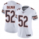 Women's Chicago Bears #52 Drew Dalman White 2025 Vapor Stitched Jersey