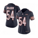 Women's Chicago Bears #54 Brian Urlacher Navy Blue Team Color 100th Season Limited Football Jersey