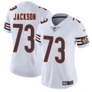 Women's Chicago Bears #73 Jonah Jackson White 2025 Vapor Stitched Jersey
