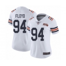 Women's Chicago Bears #94 Leonard Floyd White 100th Season Limited Football Jersey