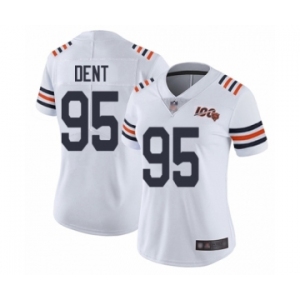 Women's Chicago Bears #95 Richard Dent White 100th Season Limited Football Jersey