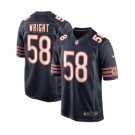 Women's Chicago Bears Darnell Wright Nike Navy  2023 NFL Draft First Round Pick Jersey