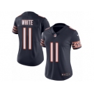 Women's Nike Bears #11 Kevin White Navy Blue Stitched NFL Limited Rush Jersey