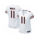 Women's Nike Bears #11 Kevin White White Stitched NFL Elite Jersey