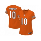 Women's Nike Chicago Bears #10 Mitchell Trubisky Limited Orange Alternate NFL Jersey