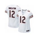 Women's Nike Chicago Bears #12 Markus Wheaton Game White NFL Jersey