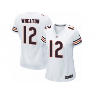 Women's Nike Chicago Bears #12 Markus Wheaton Game White NFL Jersey