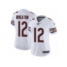 Women's Nike Chicago Bears #12 Markus Wheaton Vapor Untouchable Limited White NFL Jersey