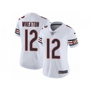 Women's Nike Chicago Bears #12 Markus Wheaton Vapor Untouchable Limited White NFL Jersey