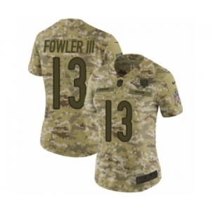 Women's Nike Chicago Bears #13 Bennie Fowler III Limited Camo 2018 Salute to Service NFL Jersey