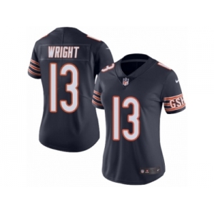 Women's Nike Chicago Bears #13 Kendall Wright Vapor Untouchable Limited Navy Blue Team Color NFL Jersey