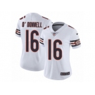 Women's Nike Chicago Bears #16 Pat O'Donnell Vapor Untouchable Limited White NFL Jersey