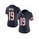 Women's Nike Chicago Bears #19 Eddie Royal Limited Navy Blue Rush NFL Jersey