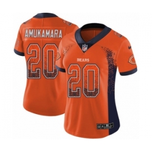 Women's Nike Chicago Bears #20 Prince Amukamara Limited Orange Rush Drift Fashion NFL Jersey