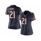 Women's Nike Chicago Bears #21 Quintin Demps Limited Navy Blue Team Color NFL Jersey