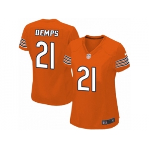 Women's Nike Chicago Bears #21 Quintin Demps Limited Orange Alternate NFL Jersey