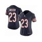 Women's Nike Chicago Bears #23 Devin Hester Limited Navy Blue Rush NFL Jersey