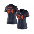 Women's Nike Chicago Bears #24 Jordan Howard Limited Navy Blue 1940s Throwback Alternate NFL Jersey