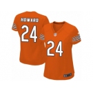 Women's Nike Chicago Bears #24 Jordan Howard Limited Orange Alternate NFL Jersey