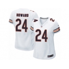 Women's Nike Chicago Bears #24 Jordan Howard Limited White NFL Jersey