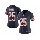 Women's Nike Chicago Bears #25 Ka'Deem Carey Limited Navy Blue Rush NFL Jersey