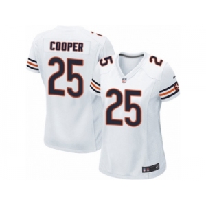 Women's Nike Chicago Bears #25 Marcus Cooper Limited White NFL Jersey