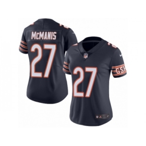 Women's Nike Chicago Bears #27 Sherrick McManis Limited Navy Blue Rush NFL Jersey